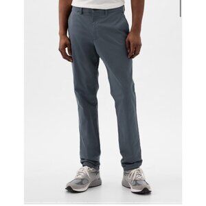 Gap Modern Khakis Slim Fit Pants Mens 36X30  Deep Blue Sea Cotton Spandex Office